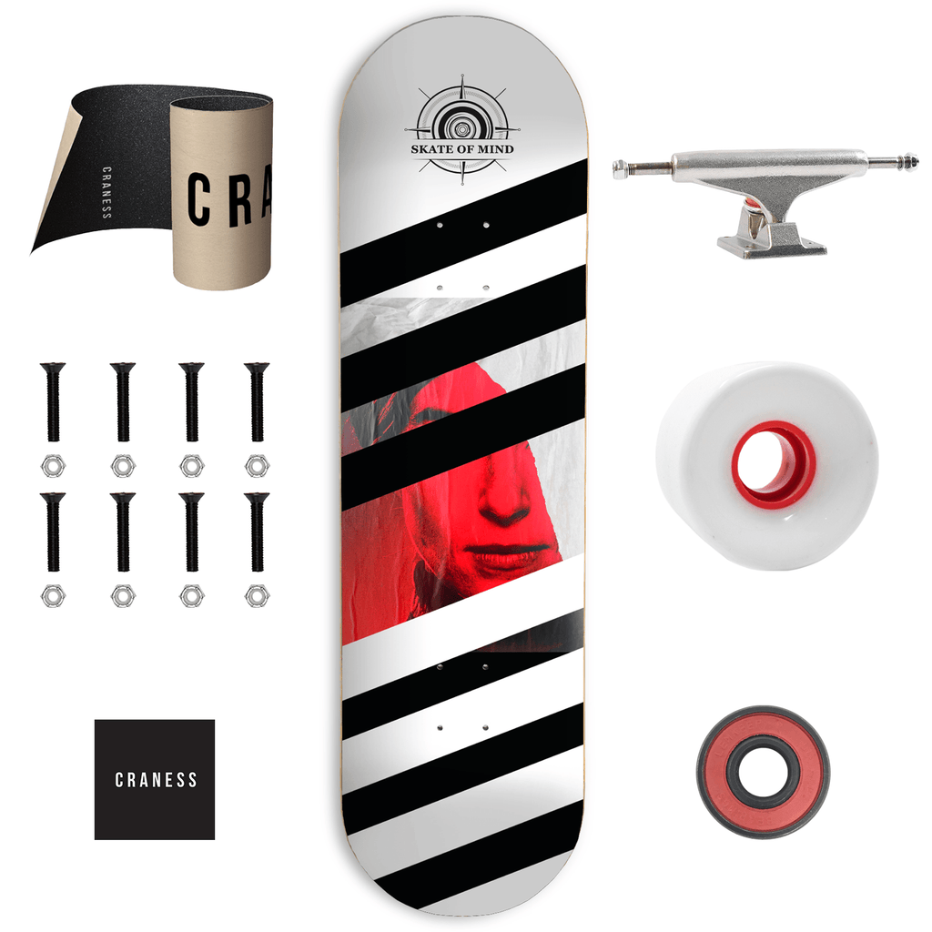 Skate Komplet Cruiser Skate of Mind Red - skateshop Craness