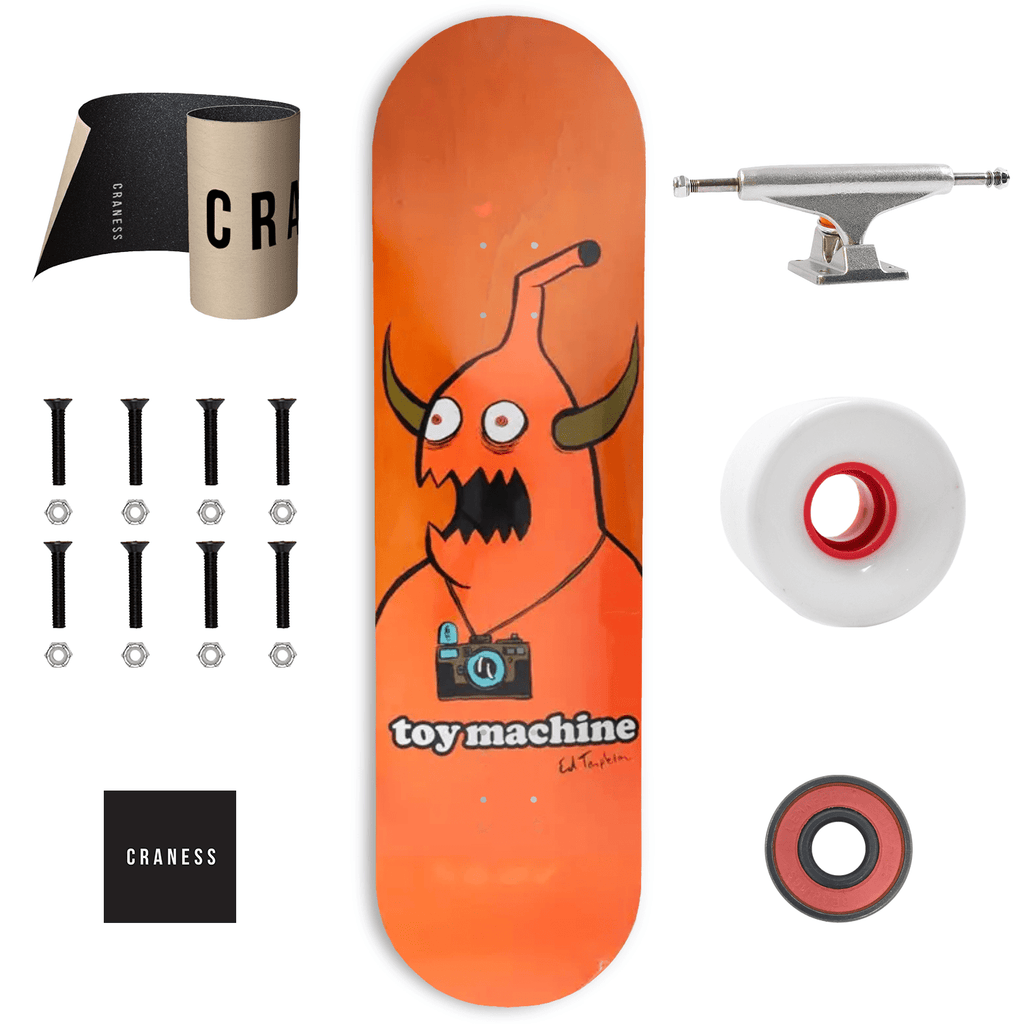 Skate Komplet Cruiser Toy Machine Templeton Camera Monste Orange - skateshop Craness