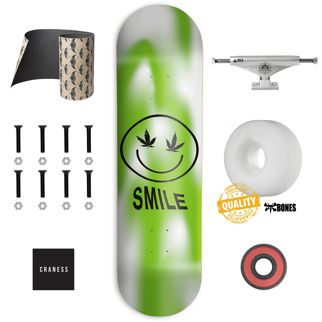 Skate Komplet Pro Inpeddo Smile Bright Green - skateshop Craness