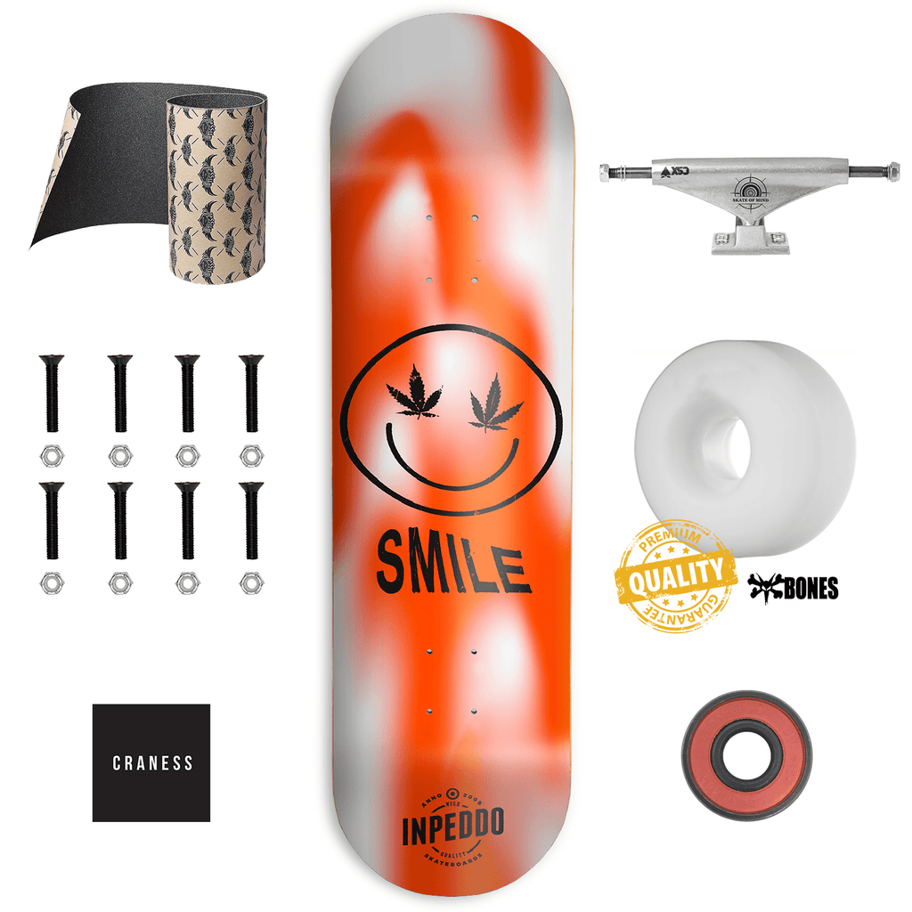 Skate Komplet Pro Inpeddo Smile Bright Orange - skateshop Craness