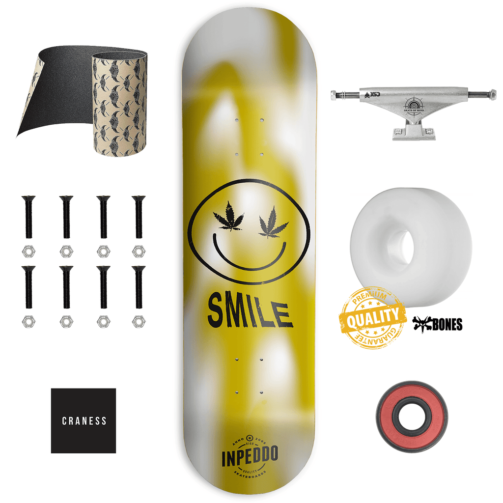 Skate Komplet Pro Inpeddo Smile Bright Yellow - skateshop Craness