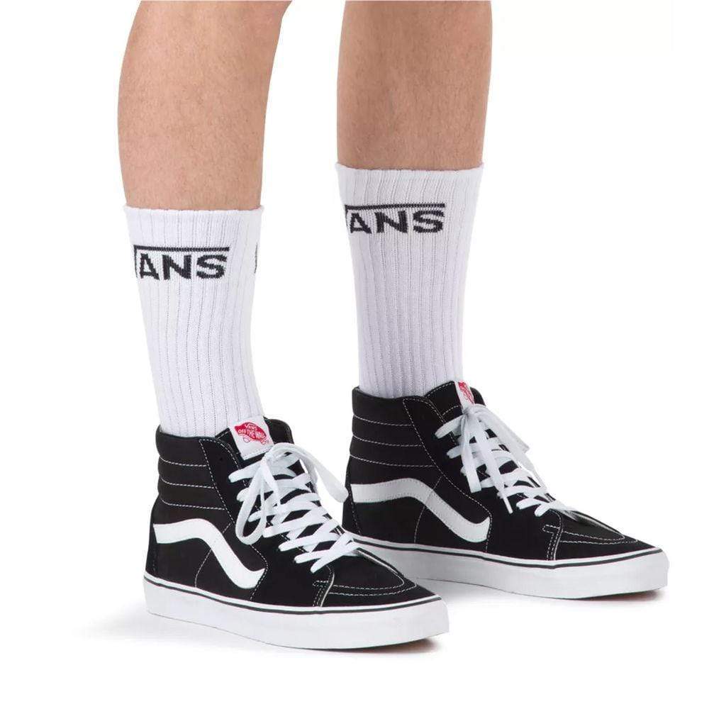 Vans ponožky Classic Crew Bílé - skateshop Craness