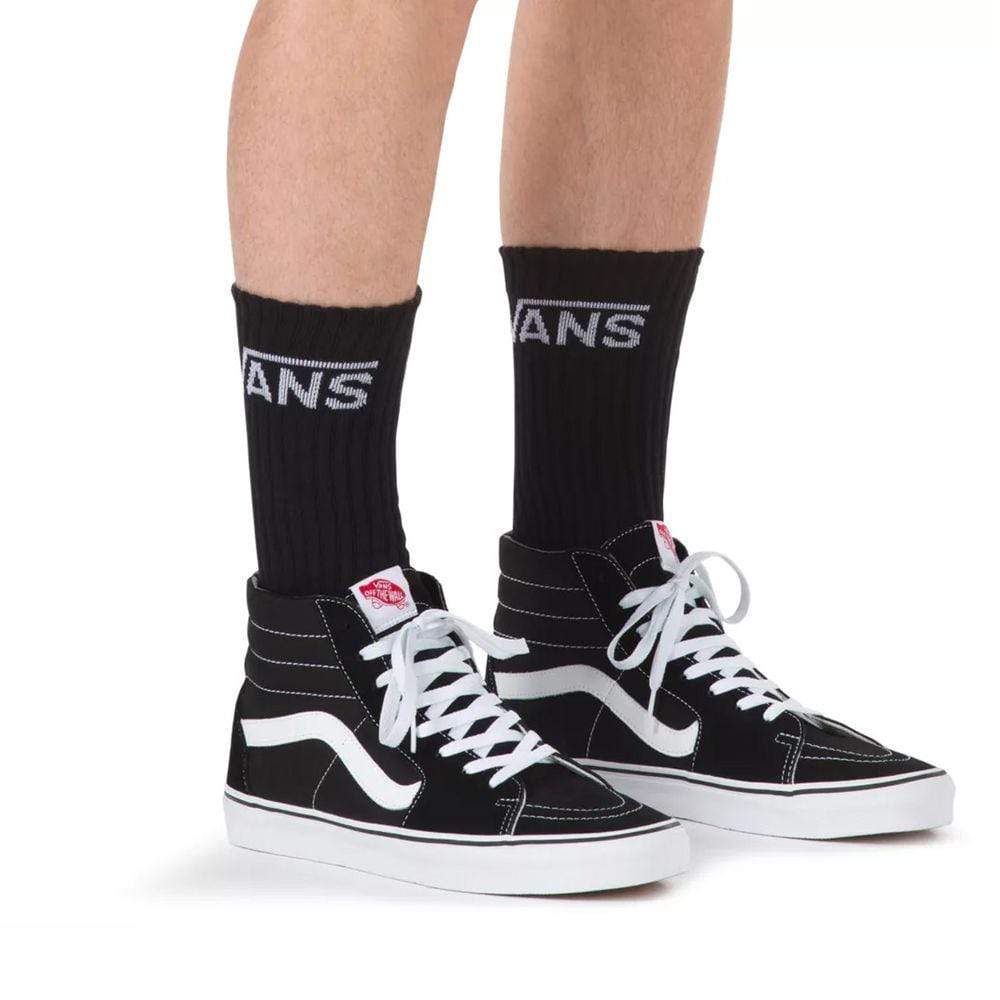 Vans ponožky Classic Crew Černé - skateshop Craness