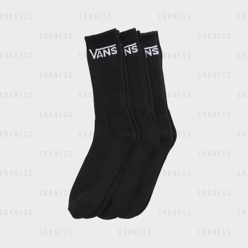 Vans ponožky Classic Crew Černé - skateshop Craness