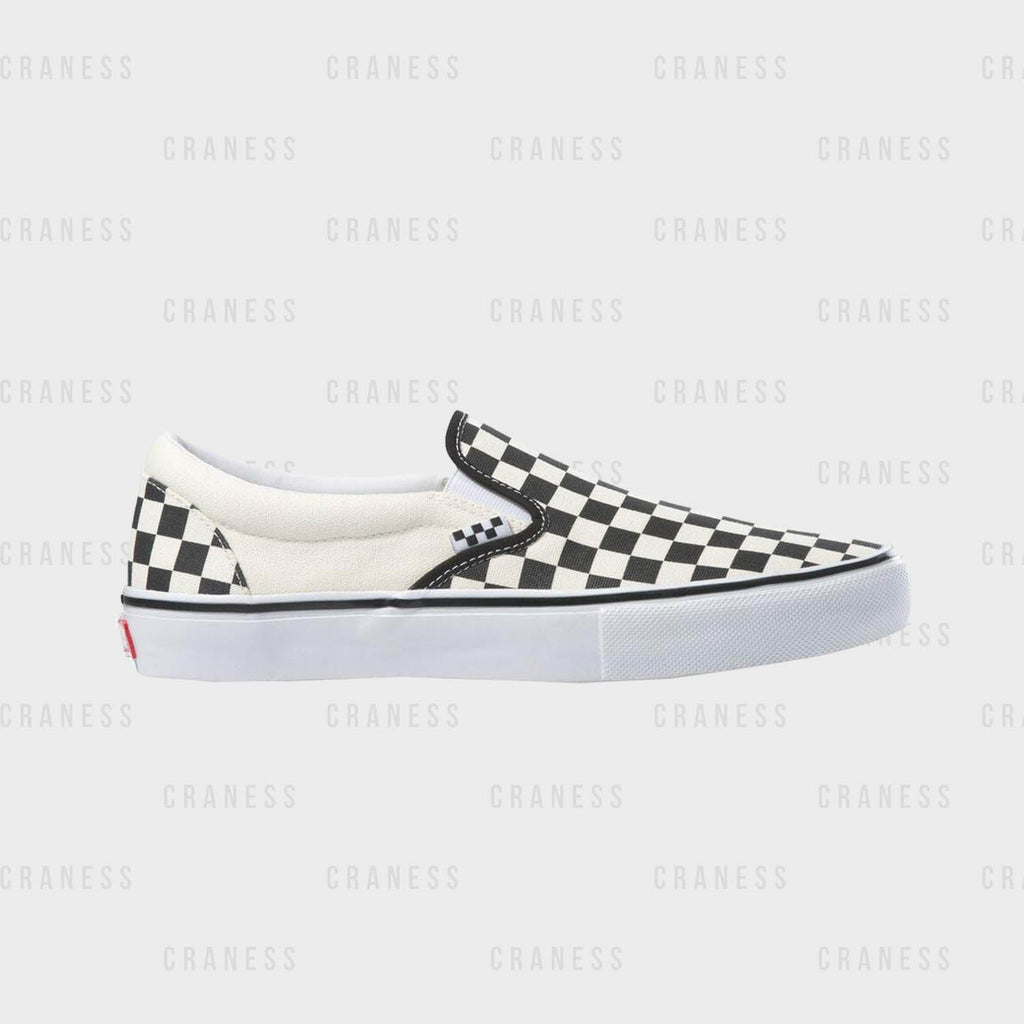 Vans skate boty Slip-On Checkerboard černo/bílé - skateshop Craness